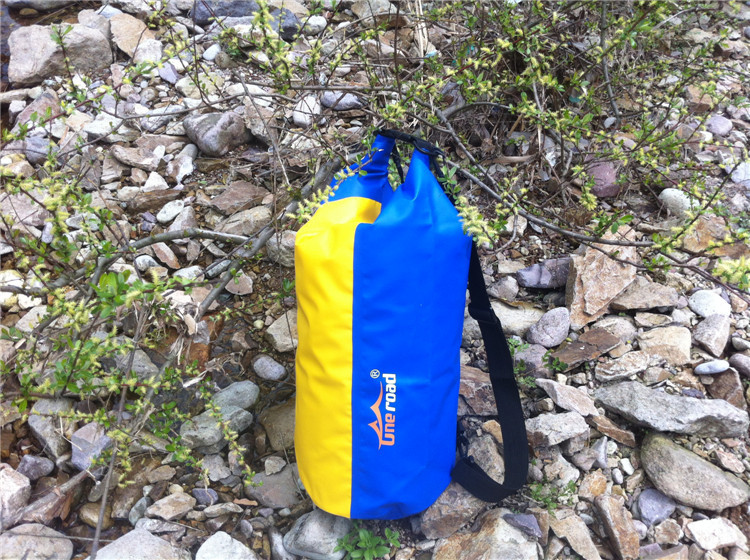 戶外休閑雙肩背夾網布防水袋25L 戶外旅行漂流游泳防水袋防水包